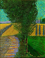 "TUSCAN PATH" (THE PATH) with the artist